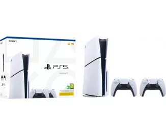 Приставка Sony PlayStation 5 Slim 1TB + DualSense Wireless Controller (1000042051/1000042053)