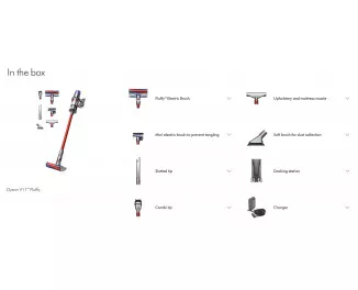 Пилосос Dyson V11 Fluffy Nickel/Red (476550-01)