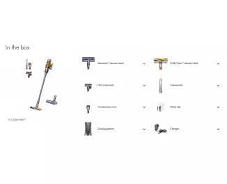 Пылесос Dyson V12 Detect Slim Yellow (447625-01)