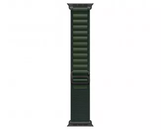 Ремешок для Apple Watch Ultra 49mm Apple Alpine Loop Dark Green - Black Titanium Finish - Large (MYPT3)