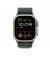 Ремінець для Apple Watch Ultra 49mm Apple Alpine Loop Dark Green - Natural Titanium Finish - Medium (MXMV3)