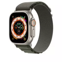 Ремешок для Apple Watch Ultra 49mm Apple Alpine Loop Green - Large (MQE43)