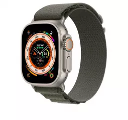 Ремінець для Apple Watch Ultra 49mm Apple Alpine Loop Green - Large (MQE43)