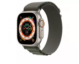 Ремінець для Apple Watch Ultra 49mm Apple Alpine Loop Green - Medium (MQE33)