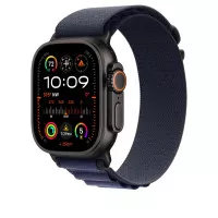 Ремешок для Apple Watch Ultra 49mm Apple Alpine Loop Navy - Black Titanium Finish - Large (MYPY3)