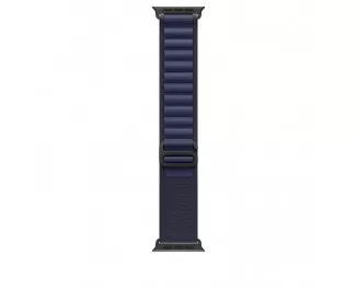 Ремінець для Apple Watch Ultra 49mm Apple Alpine Loop Navy - Black Titanium Finish - Small (MYPW3)