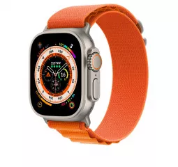 Ремінець для Apple Watch Ultra 49mm Apple Alpine Loop Orange - Large (MQE13)