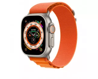 Ремінець для Apple Watch Ultra 49mm Apple Alpine Loop Orange - Medium (MQE33)