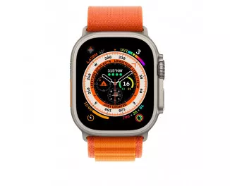 Ремешок для Apple Watch Ultra 49mm Apple Alpine Loop Orange - Small (MQDY3)