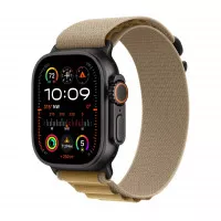 Ремешок для Apple Watch Ultra 49mm Apple Alpine Loop Tan - Black Titanium Finish - Small (MYQ03)