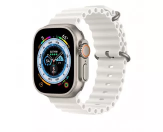 Ремінець для Apple Watch Ultra 49mm Apple Ocean Band White (MQE93)