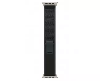 Ремешок для Apple Watch Ultra 49mm Apple Trail Loop Black - M/L - Natural Titanium Finish (MXTR3)