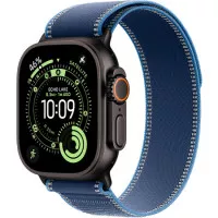 Ремешок для Apple Watch Ultra 49mm Apple Trail Loop Blue/Bright Blue - S/M - Black Titanium Finish (MG9Q4)