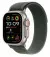 Ремінець для Apple Watch Ultra 49mm Apple Trail Loop Green - M/L - Natural Titanium Finish (MXTP3)