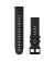 Ремешок для смарт-часов GARMIN QuickFit 22 Watch Bands Black Silicone (010-13280-00)
