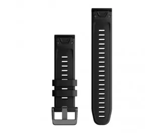 Ремешок для смарт-часов GARMIN QuickFit 22 Watch Bands Black Silicone (010-13280-00)