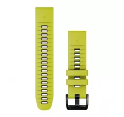 Ремешок для смарт-часов GARMIN QuickFit 22 Watch Bands Electric Lime/Graphite Silicone (010-13280-03)