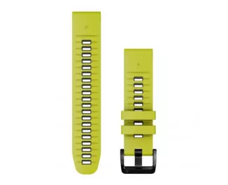 Ремінець для смарт-годинника GARMIN QuickFit 22 Watch Bands Electric Lime/Graphite Silicone (010-13280-03)