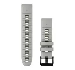 Ремінець для смарт-годинника GARMIN QuickFit 22 Watch Bands Fog Grey/Moss Silicone (010-13280-08)