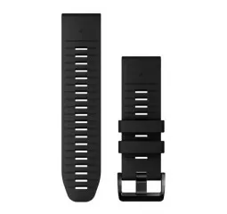 Ремешок для смарт-часов GARMIN QuickFit 26 Watch Bands Black Silicone (010-13281-00)