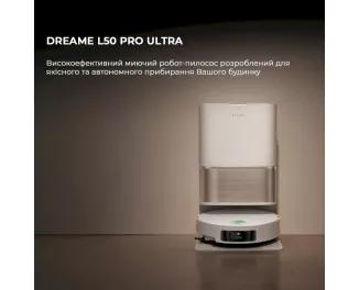 Робот-пылесос Dreame Bot L50 Pro Ultra (RLL84CE) White