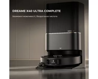 Робот-пилосос Dreame X40 Ultra Complete Black