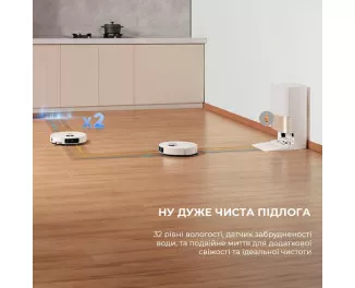 Робот-пилосос Dreame X40 Ultra Complete White