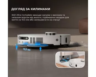 Робот-пилосос Dreame X40 Ultra Complete White