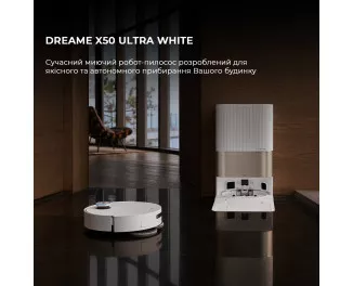 Робот-пылесос Dreame X50 Ultra White (RLX85CE-6-Wh)