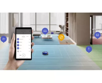 Робот-пилосос Dyson 360 Vis Nav Blue/Nickel