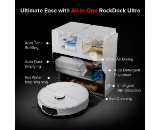 Робот-пылесос RoboRock S8 Max Ultra White S8MU02-00