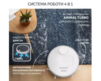 Робот-пылесос Rowenta X-Plorer Serie 75 S+ RR8597WH