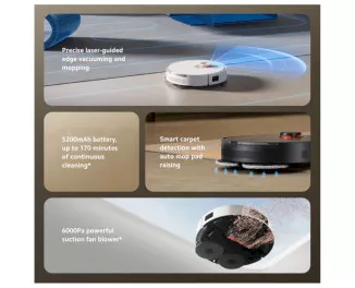 Робот-пилосос Xiaomi Robot Vacuum S20+ Black (BHR8158EU)