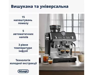 Рожковая кофеварка DeLonghi La Specialista Opera EC 9555.BK