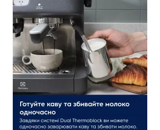 Рожковая кофеварка Electrolux E8EC1-8BP