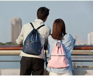 Рюкзак Xiaomi Runmi 90 Ninetygo Lightweight Urban Drawstring Backpack Pink