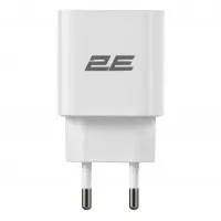 Сетевое зарядное устройство 2E 25W USB-C PD White (2E-WC1USBC25W-W)