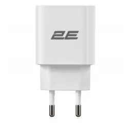 Сетевое зарядное устройство 2E 30W USB-C PD White (2E-WC1USBC30W-W)