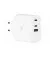 Мережевий зарядний пристрій 2E 65W 2хUSB-C/USB-A GAN PD/QC White (2E-WC3USB65W-W)