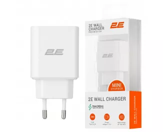 Сетевое зарядное устройство 2E USB-C Wall Charger 3A (2E-WC1USBC20W-W)
