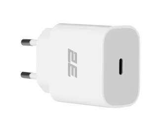 Сетевое зарядное устройство 2E USB-C Wall Charger 3A (2E-WC1USBC20W-W)