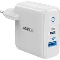 Сетевое зарядное устройство Anker PowerPor PD+ 2 20W (A2636G21) White