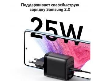 Сетевое зарядное устройство Anker PowerPort 312 - 25W USB-C (A2642G11) Black