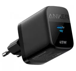 Мережевий зарядний пристрій Anker PowerPort 313 - 45W PD + PPS USB-C (A2643G11) Black