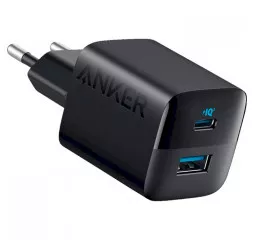 Мережевий зарядний пристрій Anker PowerPort 323 - 33W Dual-Port USB-C (A2331G11) Black