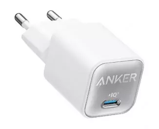 Сетевое зарядное устройство Anker PowerPort 511 Nano III - 30W USB-C White (A2147G21)