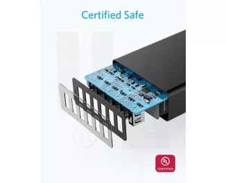 Сетевое зарядное устройство Anker PowerPort 6 60W (6xUSB) (A2123L12) Black