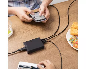 Сетевое зарядное устройство Anker PowerPort 6 60W (6xUSB) (A2123L12) Black