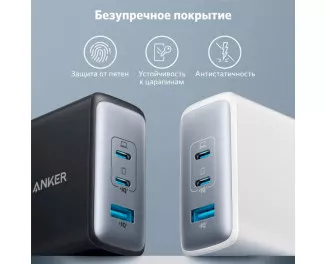 Мережевий зарядний пристрій Anker PowerPort 736 Nano II - 100W 2xUSB-C PD 1xPIQ GaN (A2145G11) Black