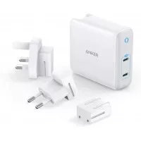 Мережевий зарядний пристрій Anker PowerPort Atom III Duo 60W (2x USB-С) (A2629H21) White